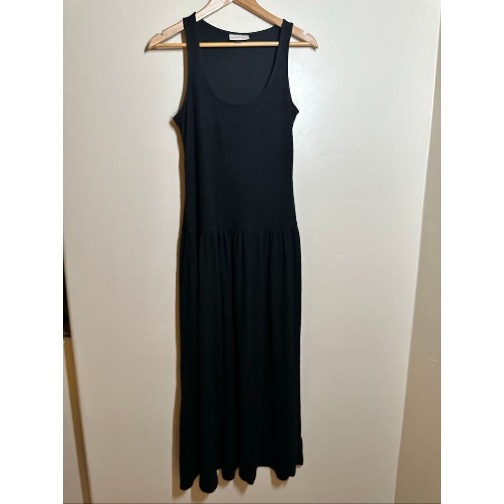 Universal Thread Black Ribbed Drop Waist Dress Size Small NWOT - Picture 2 of 5